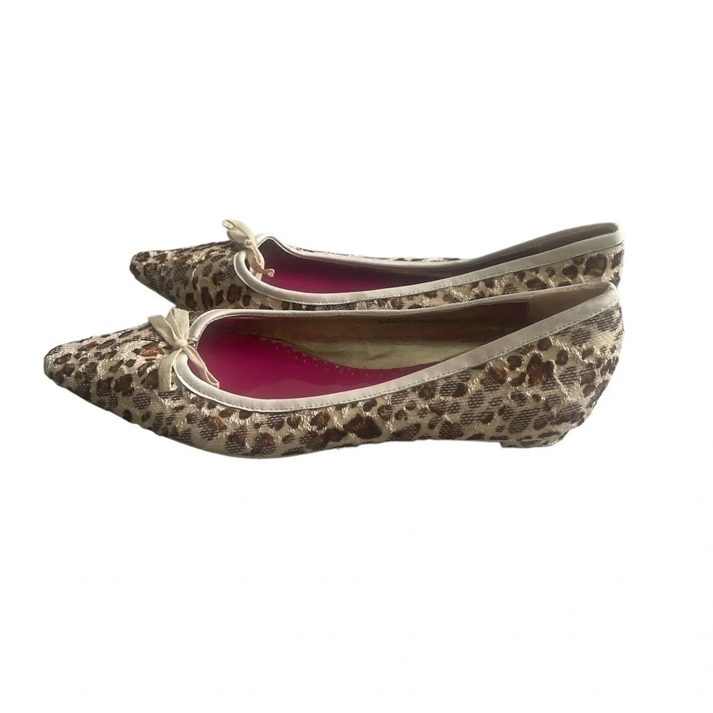 Cochni Leopard Print Flats